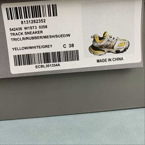 BALENCIAGA TRACK WHITE YELLOW