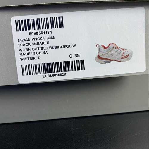 BALENCIAGA TRACK WHITE ORANGE