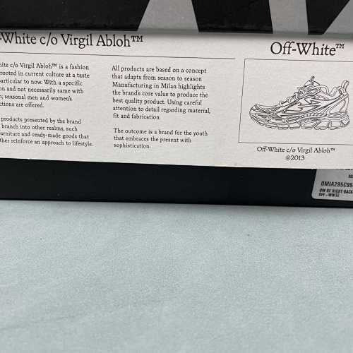 OFF-WHITE BE RIGHT BACK BLACK