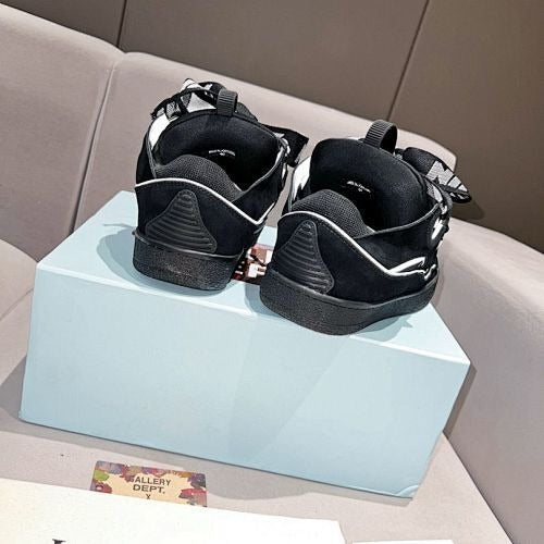 LANVIN CURB GREY BLACK