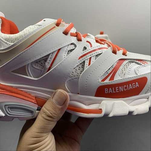 BALENCIAGA TRACK WHITE ORANGE