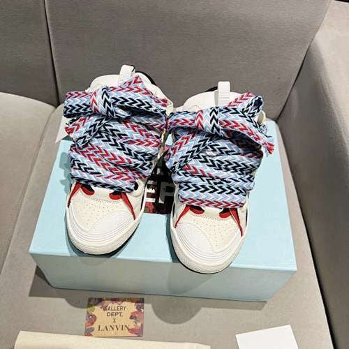 LANVIN CURB RED BLUE