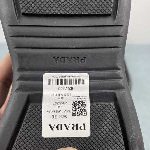 PRADA CUP PATENT BLACK RED