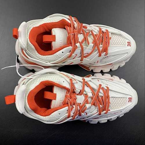 BALENCIAGA TRACK WHITE ORANGE