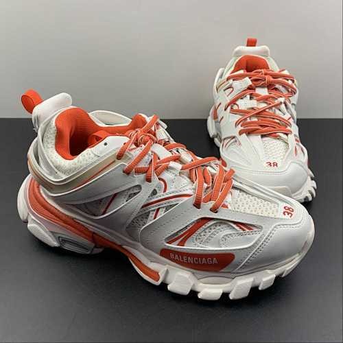 BALENCIAGA TRACK WHITE ORANGE