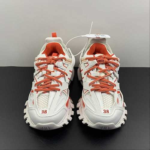 BALENCIAGA TRACK WHITE ORANGE