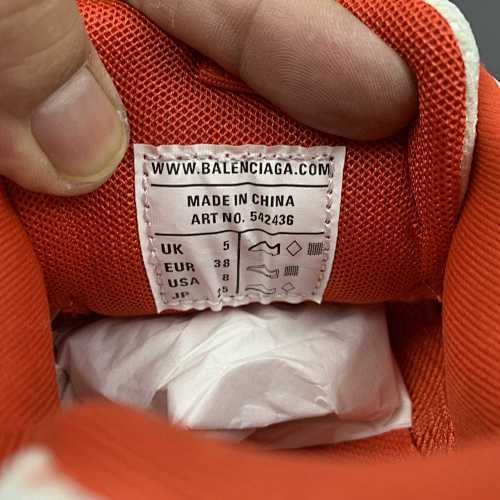 BALENCIAGA TRACK WHITE ORANGE