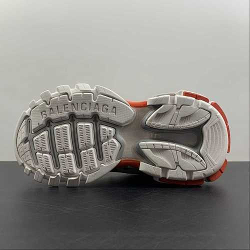 BALENCIAGA TRACK WHITE ORANGE