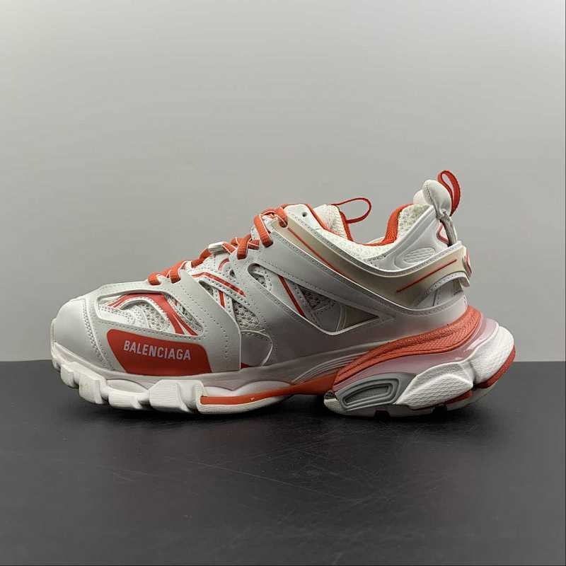 BALENCIAGA TRACK WHITE ORANGE