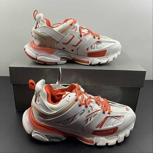 BALENCIAGA TRACK WHITE ORANGE